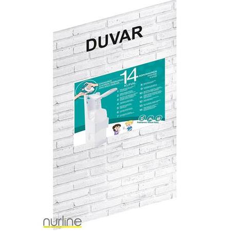 Duvar Tipi Dezenfektan Standı 1 lt (Dezenfektan Aparatlı) Mavi