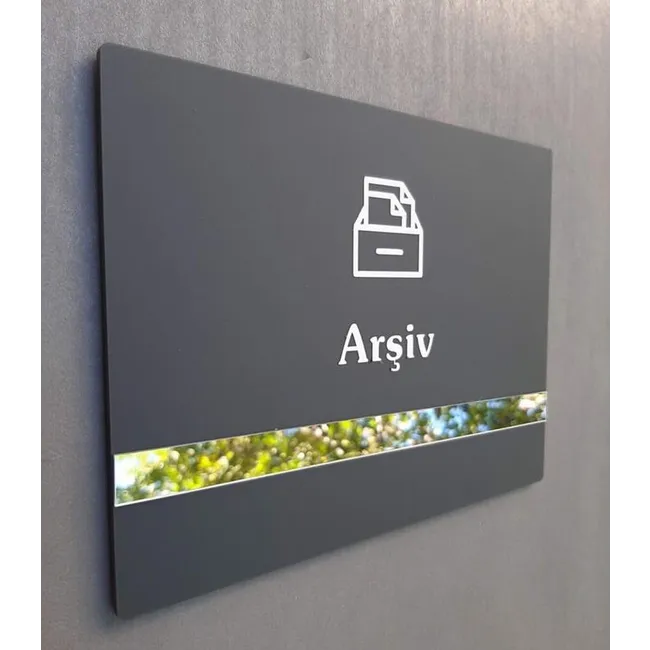 Soft Seri Arşiv Kapı Isimliği