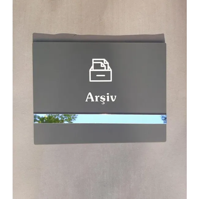 Soft Seri Arşiv Kapı Isimliği