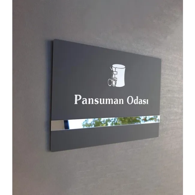 Soft Seri Pansuman Odası Kapı Isimliği